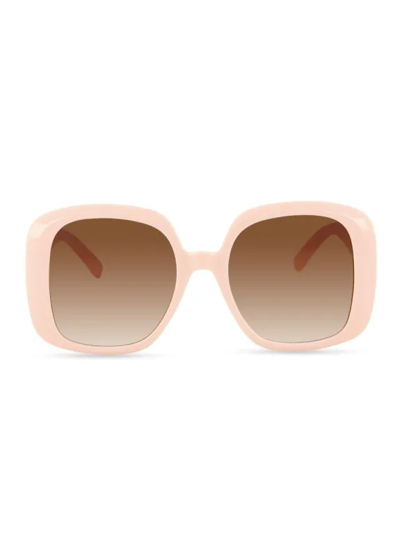 Oversized Metallic Temple Detail Sunglasses sold by Rainbow