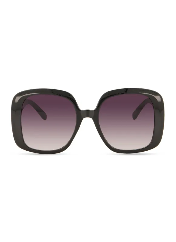 Oversized Metallic Temple Detail Sunglasses sold by Rainbow