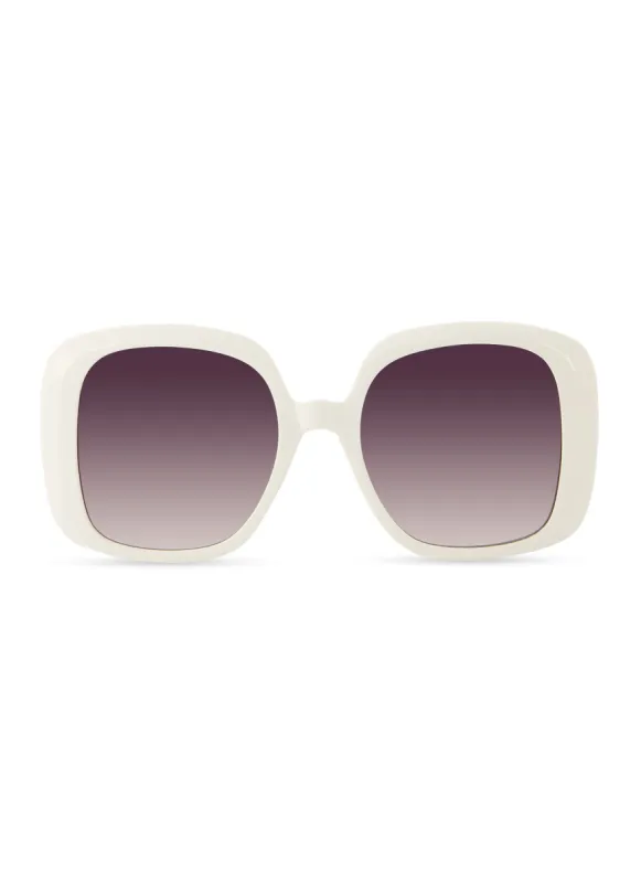 Oversized Metallic Temple Detail Sunglasses sold by Rainbow