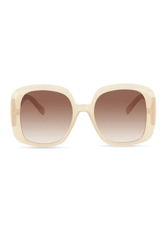 Oversized Metallic Temple Detail Sunglasses sold by Rainbow