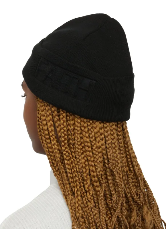 Faith Embossed Beanie sold by Rainbow