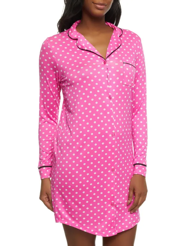 Polka Dot Nightshirt sold by Rainbow