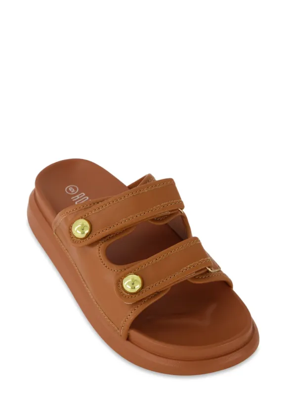 Velcro Band Slide Sandals sold by Rainbow