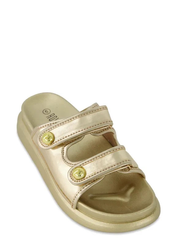 Velcro Band Slide Sandals sold by Rainbow