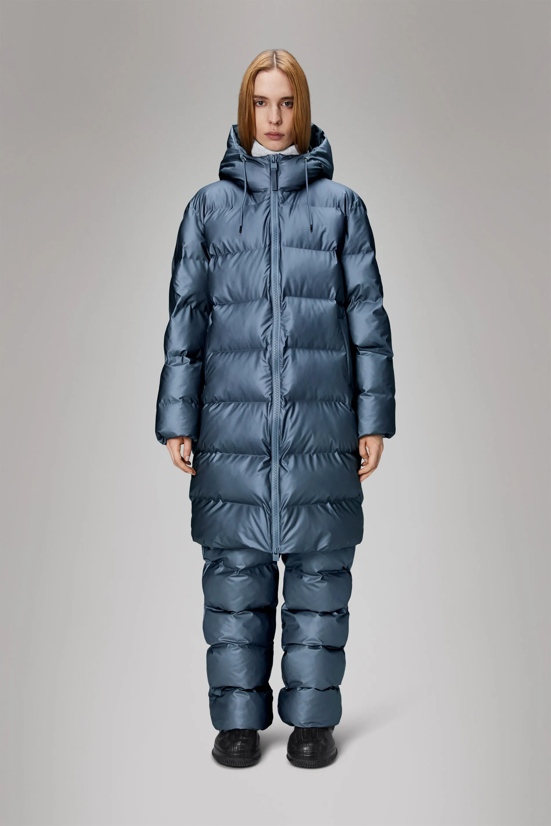 Alta Longer Puffer Jacket sold by Rains