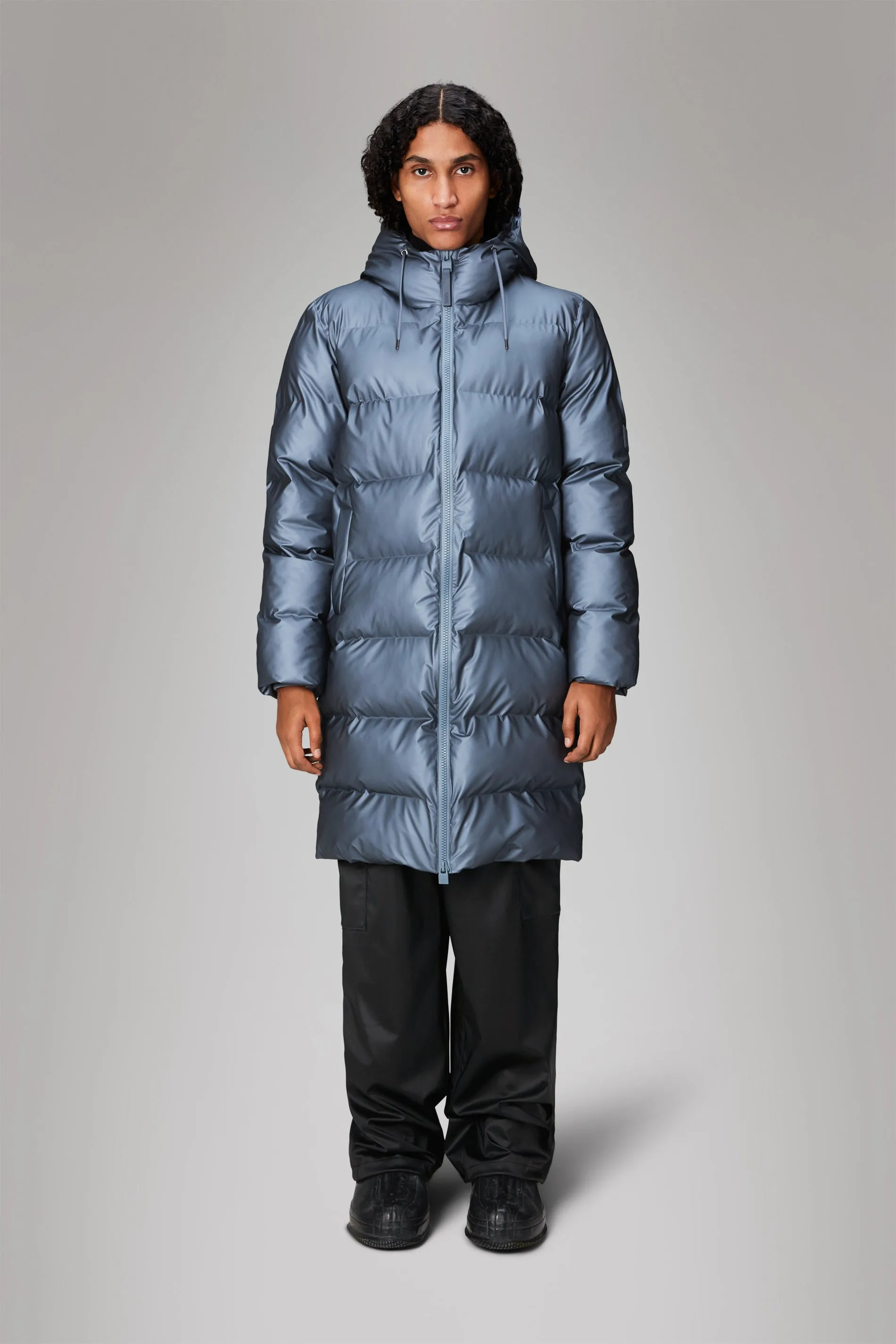 Alta Longer Puffer Jacket sold by Rains