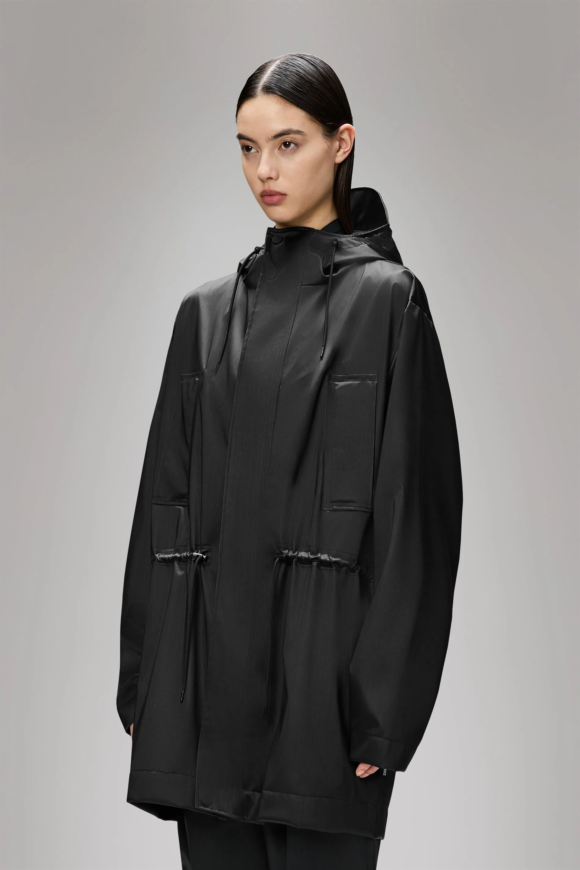 Bold Long Jacket sold by Rains product image thumbnail 5