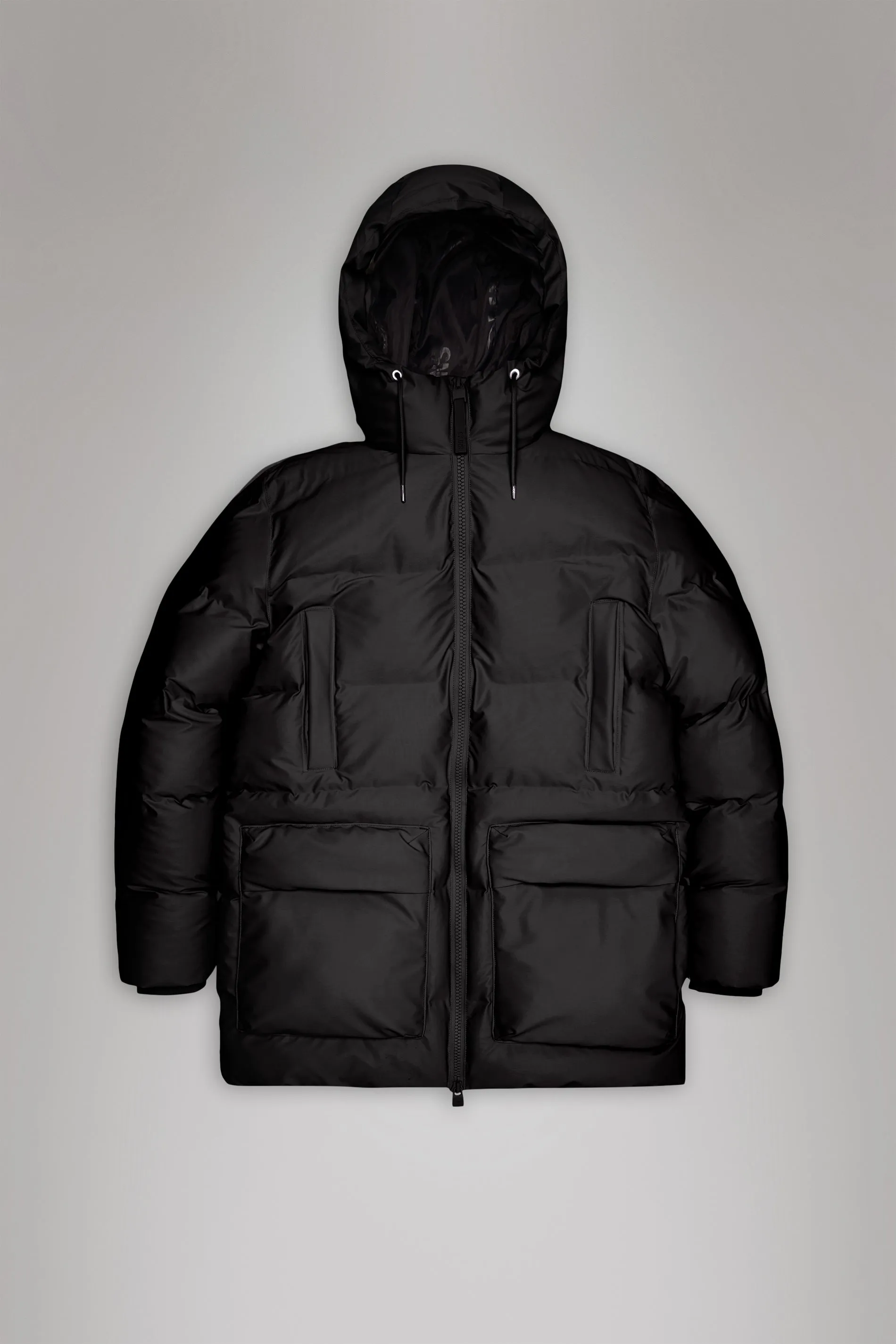 Alta Long Puffer Cargo Jacket sold by Rains product image thumbnail 2