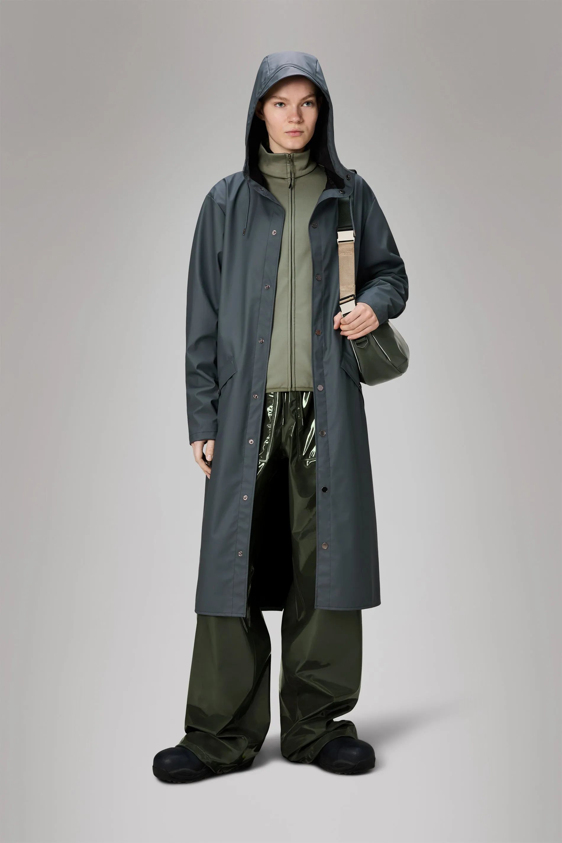 Longer Jacket sold by Rains product image thumbnail 4