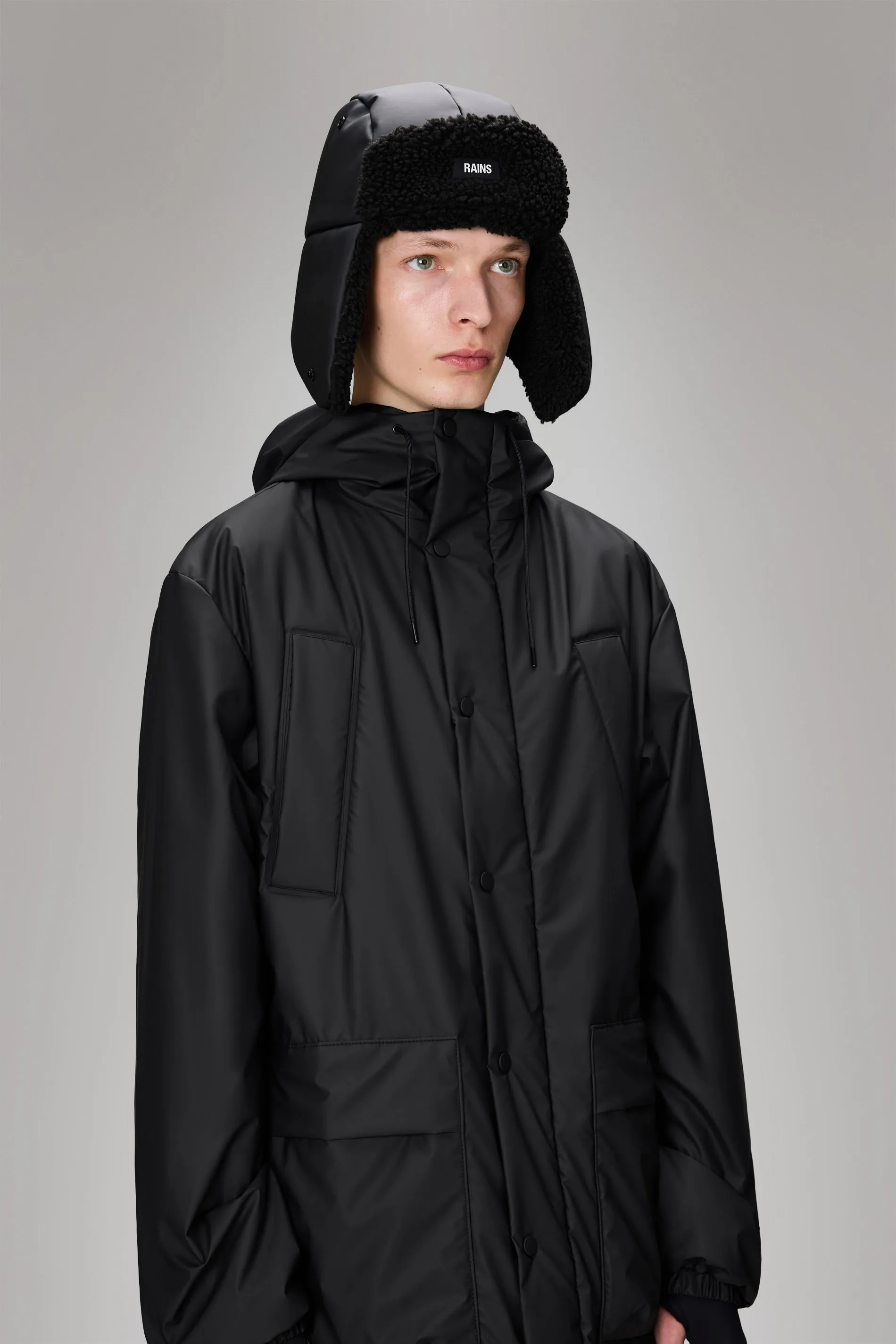 Fleece Trapper Hat sold by Rains product image thumbnail 2