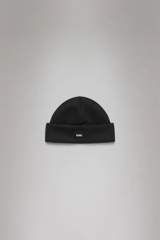 Ribbed Fleece Beanie made by Rains