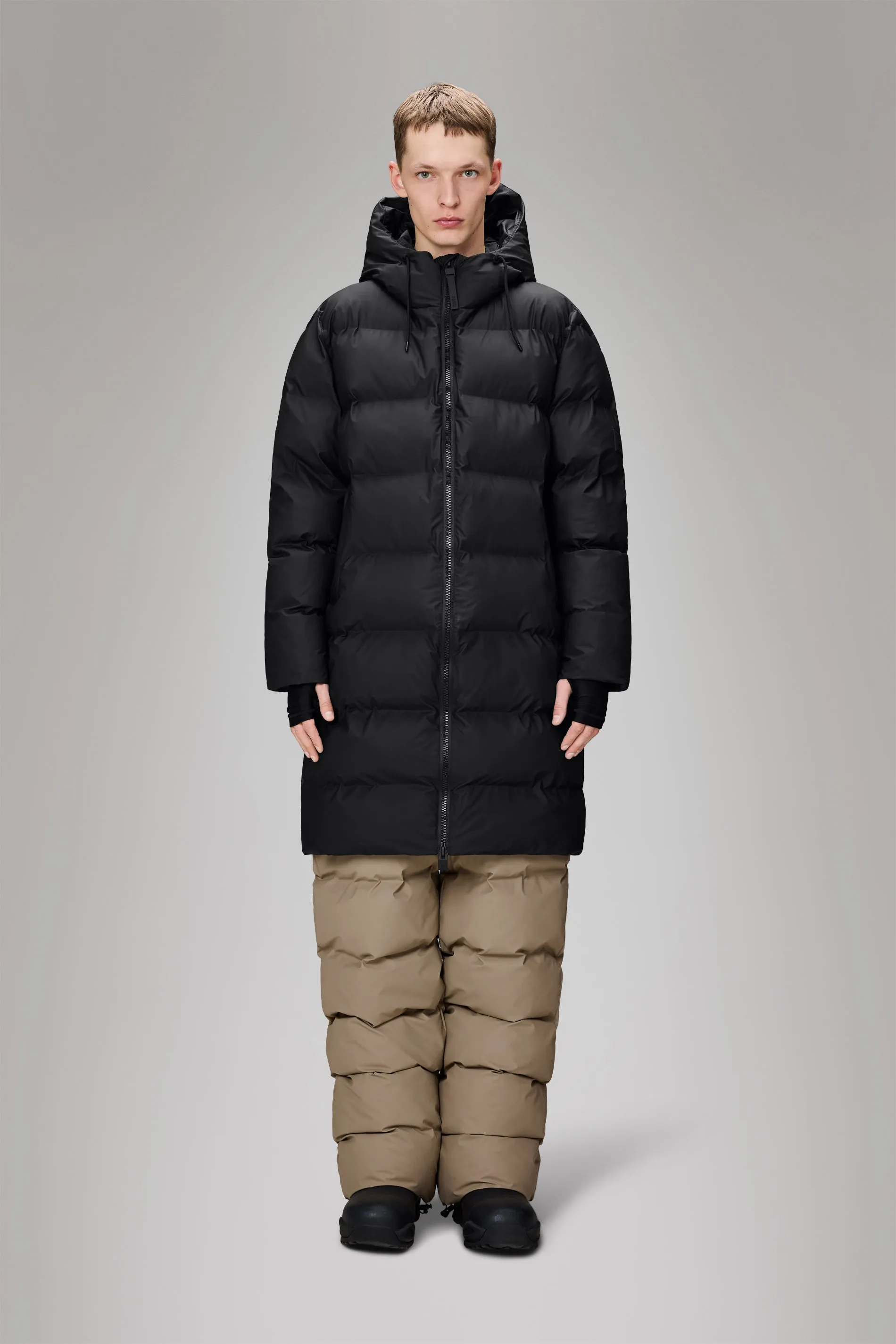 Alta Longer Puffer Jacket sold by Rains product image thumbnail 3