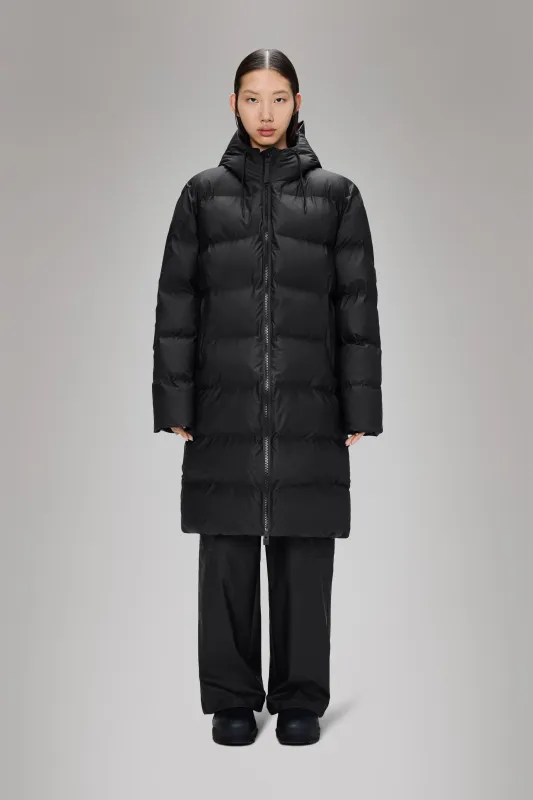 Alta Longer Puffer Jacket sold by Rains