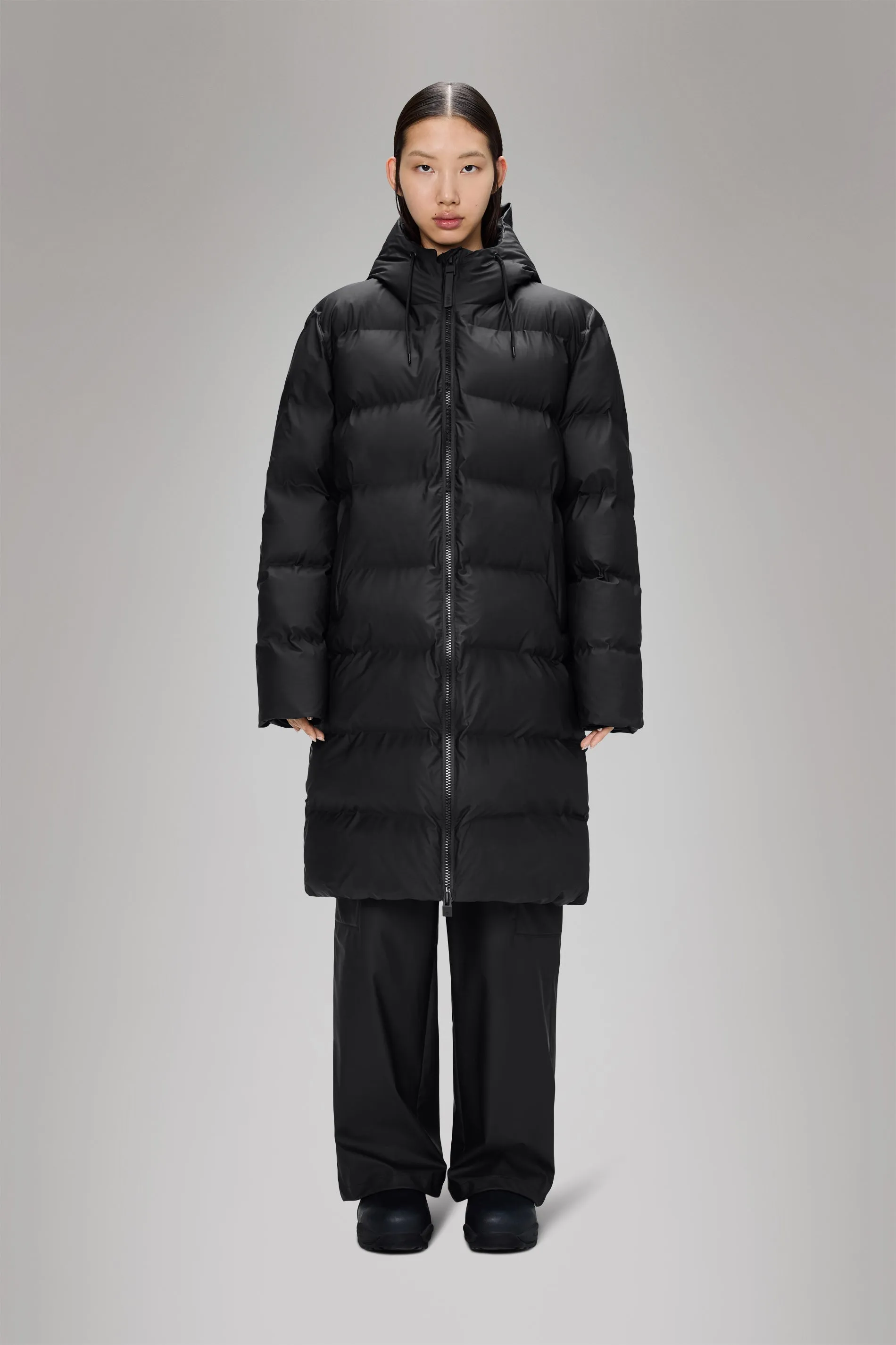 Alta Longer Puffer Jacket sold by Rains