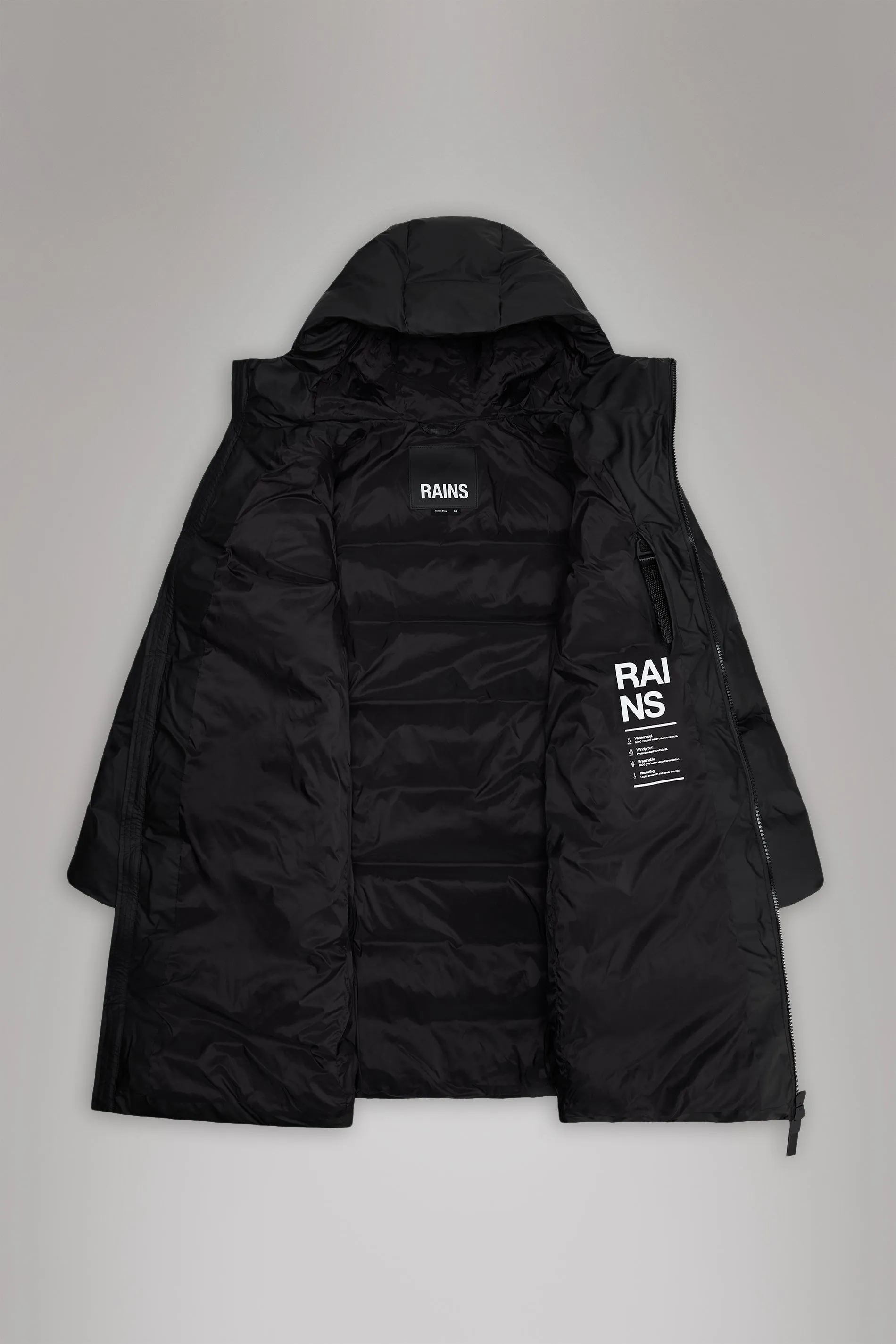 Alta Longer Puffer Jacket sold by Rains product image thumbnail 5