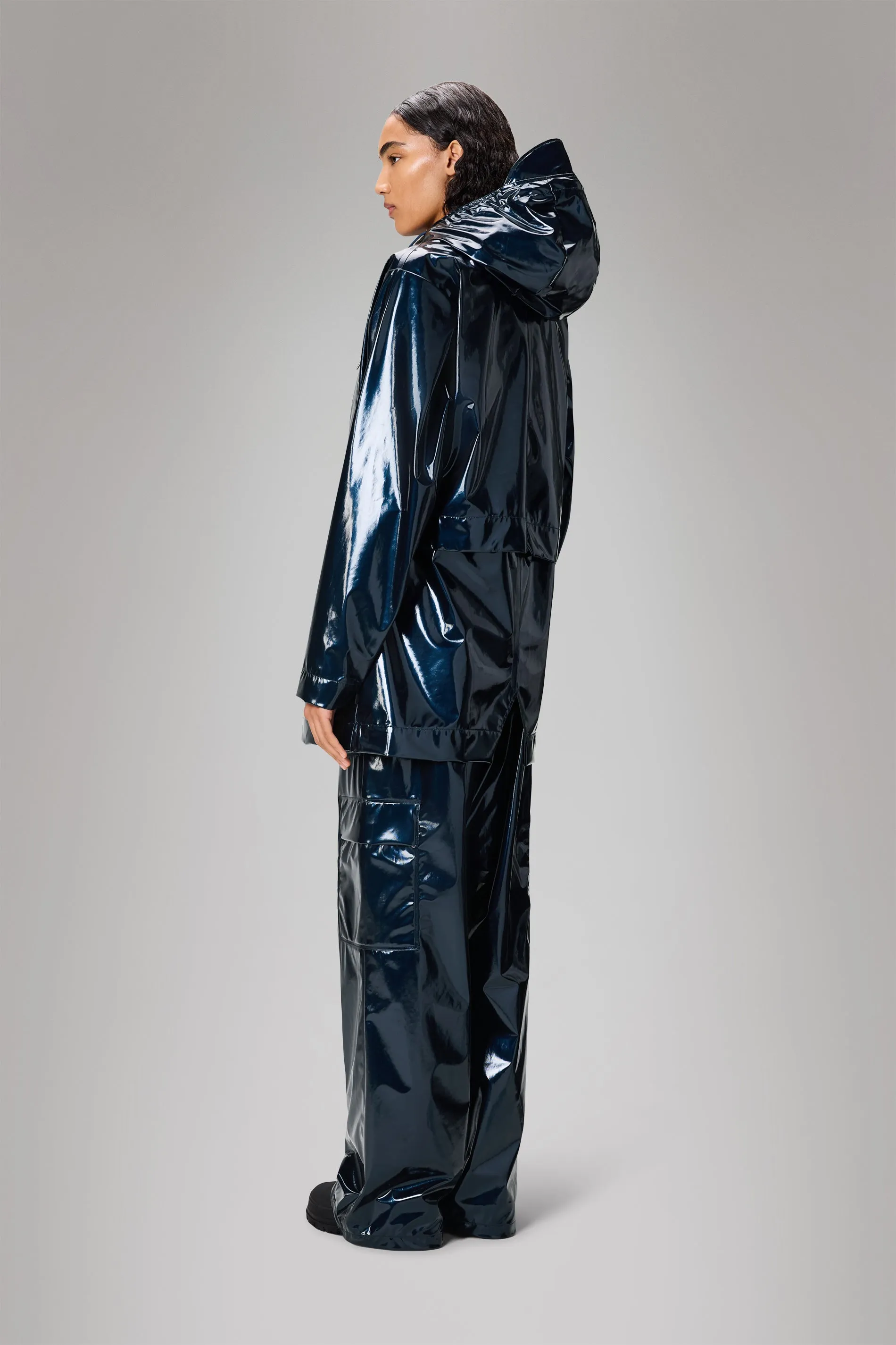 Bold Long Jacket sold by Rains product image thumbnail 3