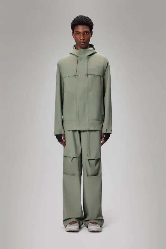 Suva Hardshell Cargo Jacket made by Rains