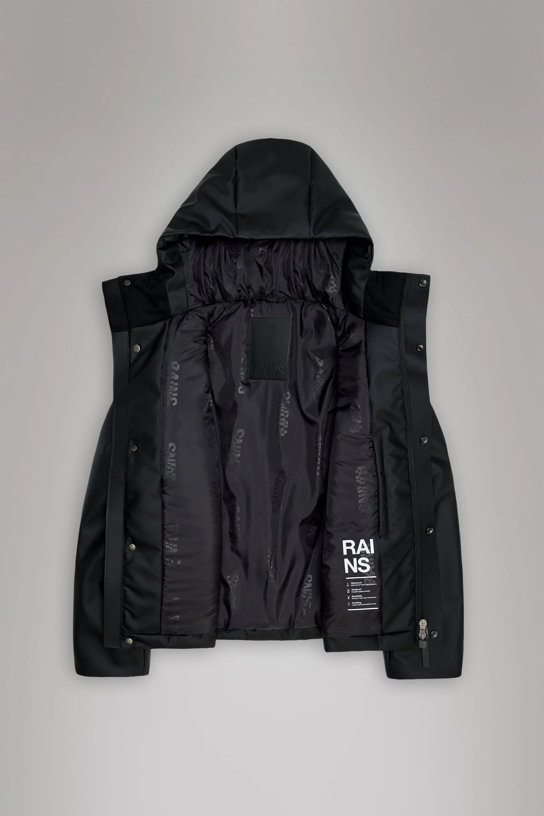 Nome Short W Parka sold by Rains product image thumbnail 5