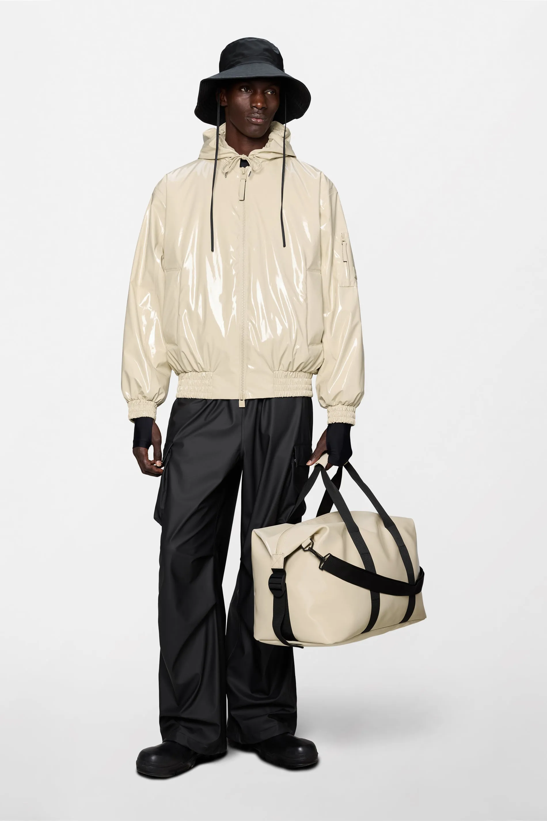 Lohja Insulated Bomber Jacket sold by Rains product image thumbnail 4