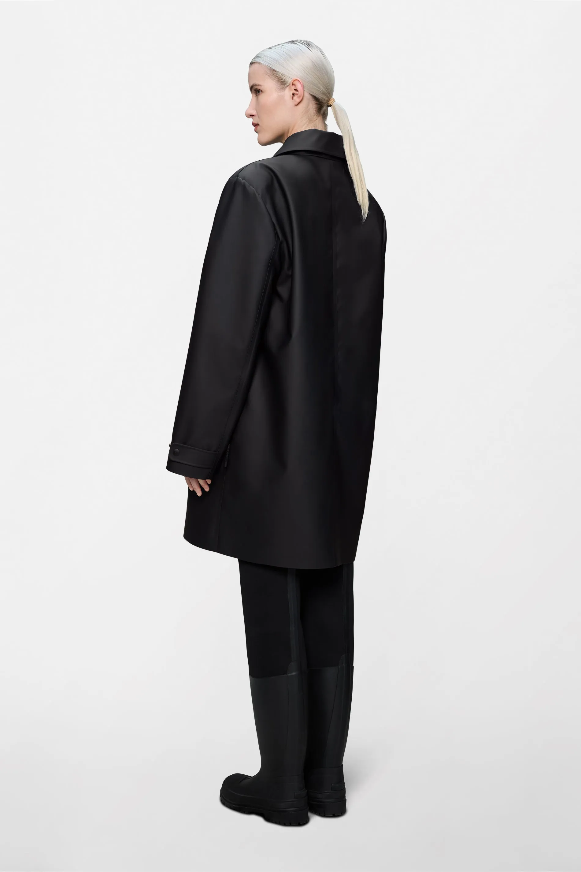 Nara Long Jacket sold by Rains product image thumbnail 3