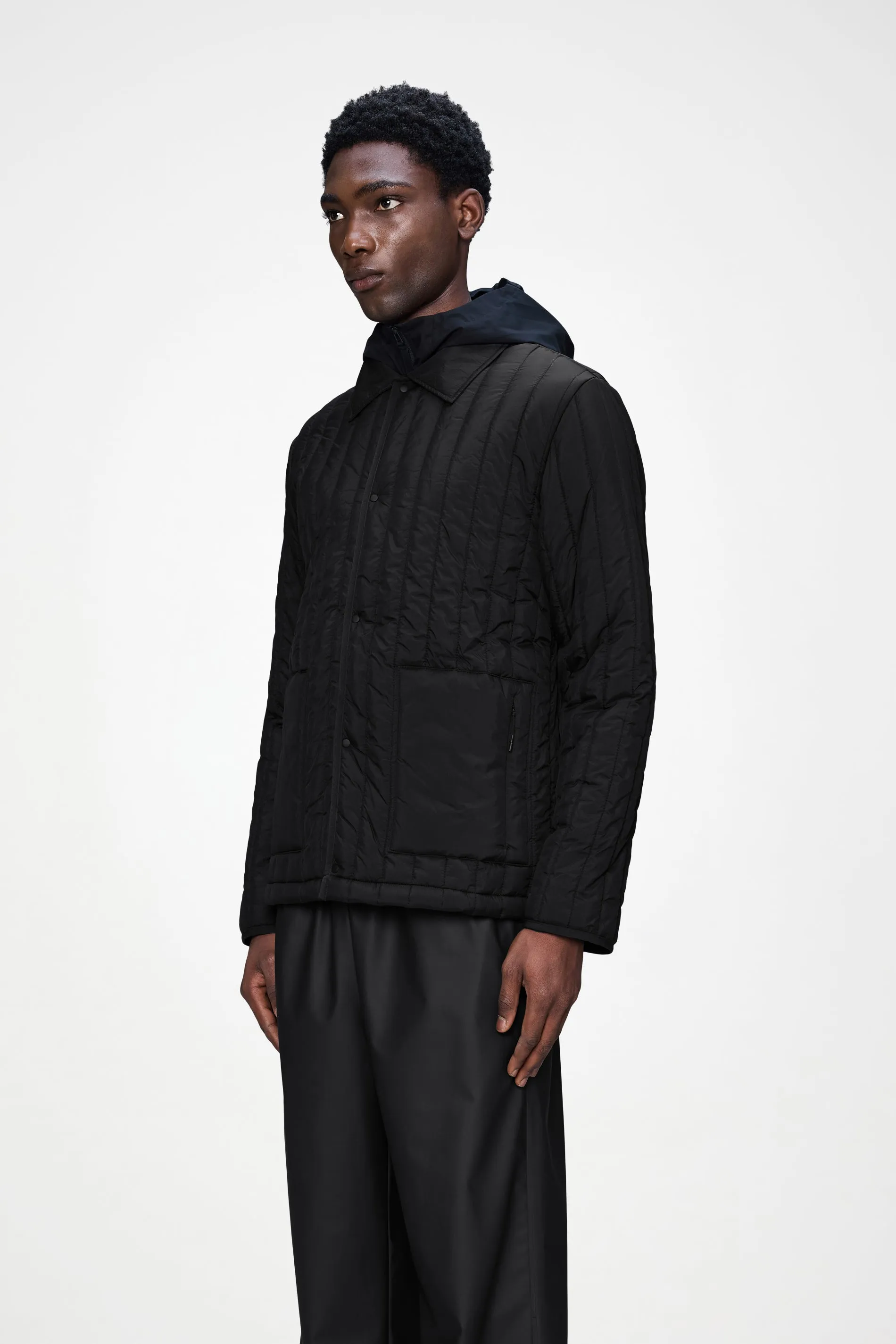 Banja Liner Overshirt sold by Rains product image thumbnail 5