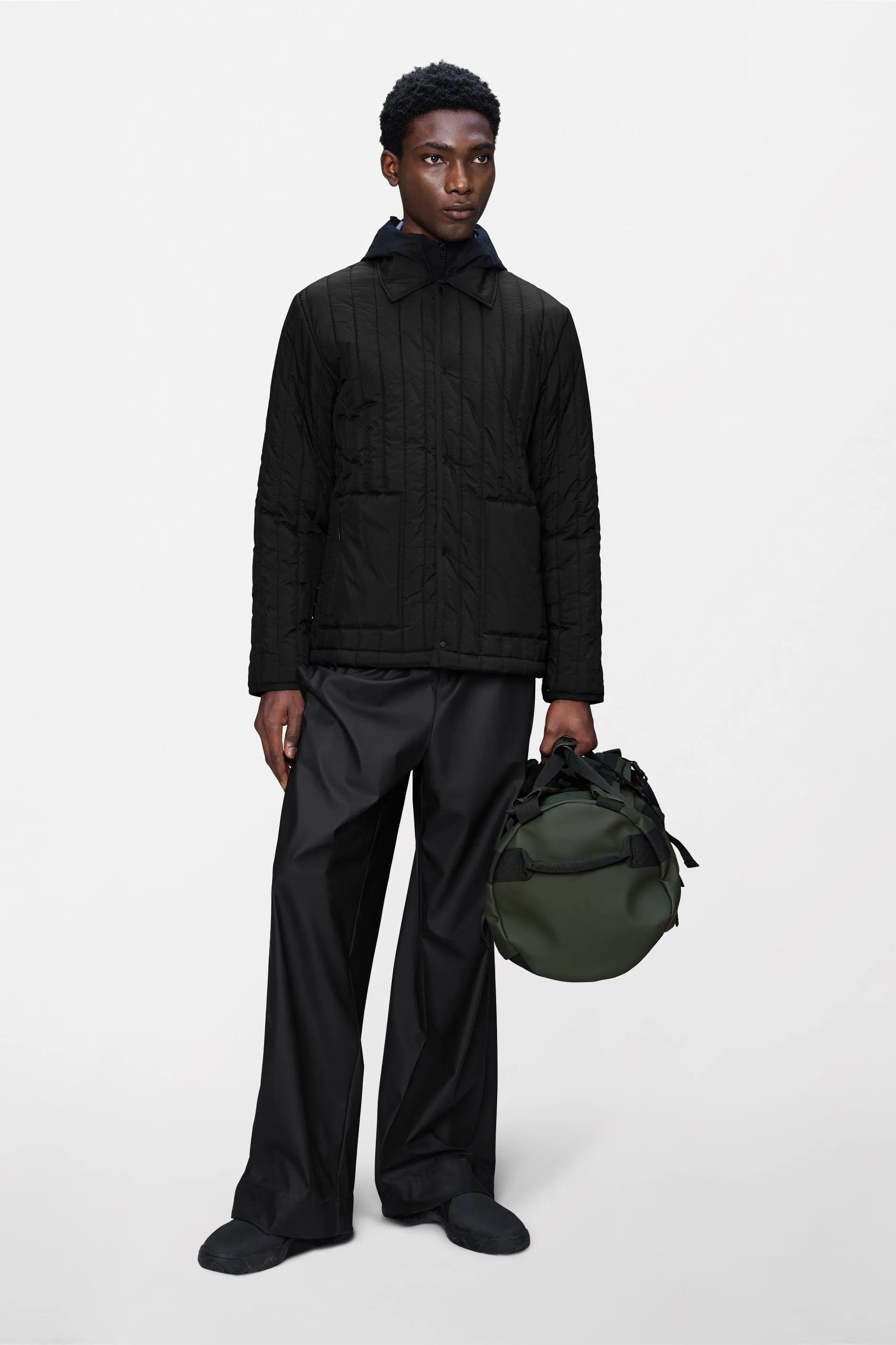 Banja Liner Overshirt sold by Rains product image thumbnail 4