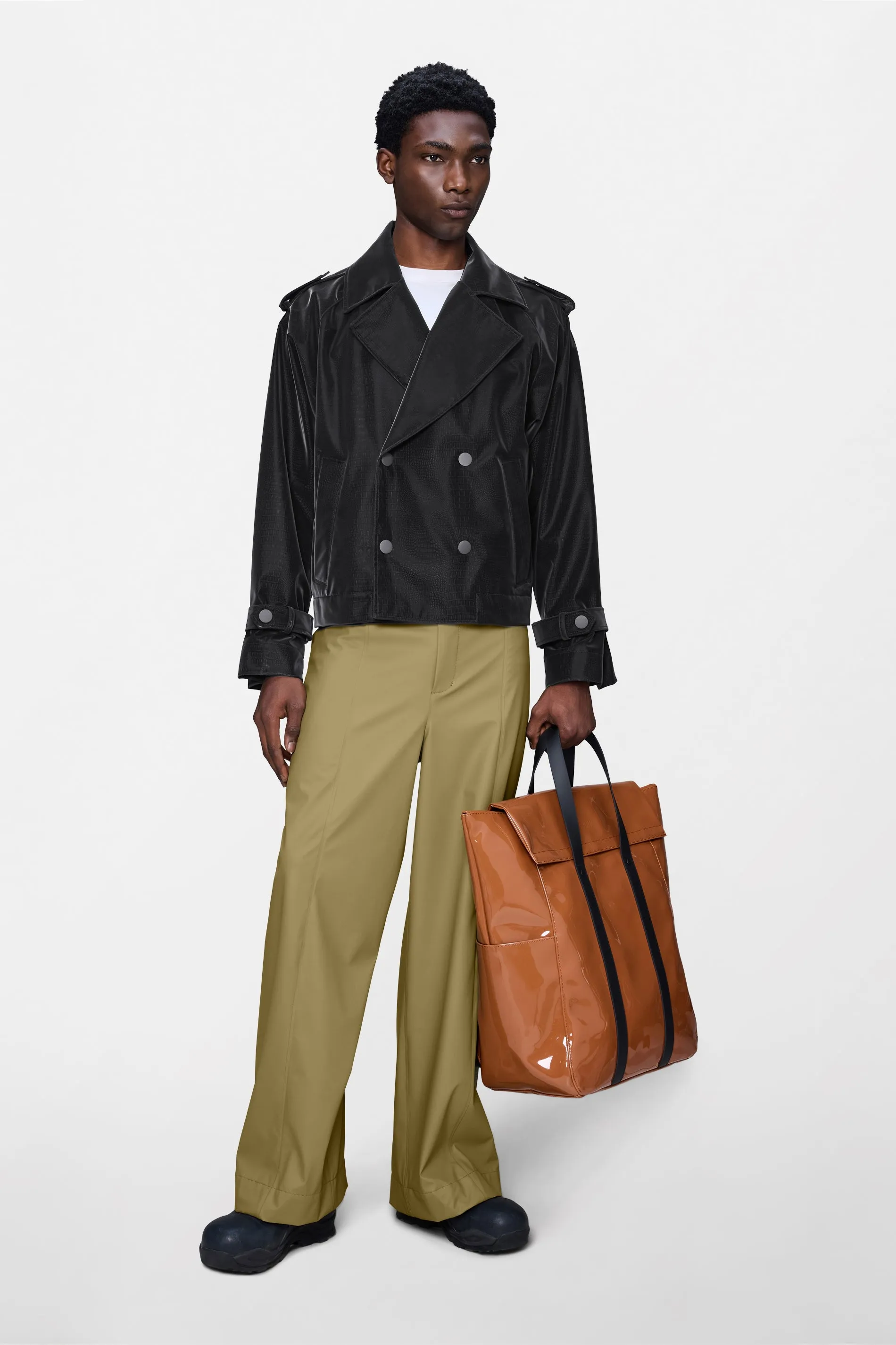 Short Trench Coat sold by Rains product image thumbnail 4