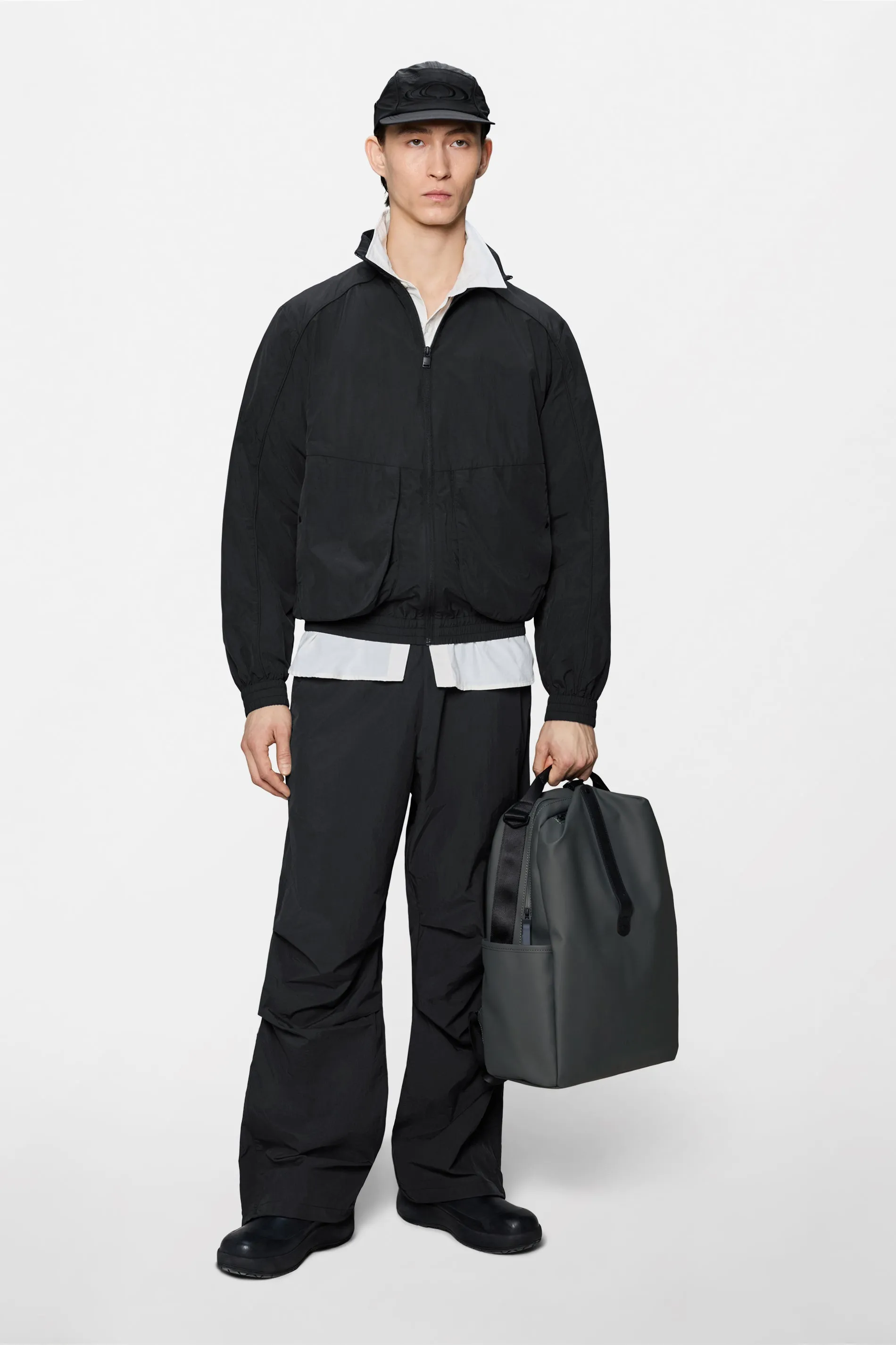 Cooldown Pocket Track Top sold by Rains product image thumbnail 4