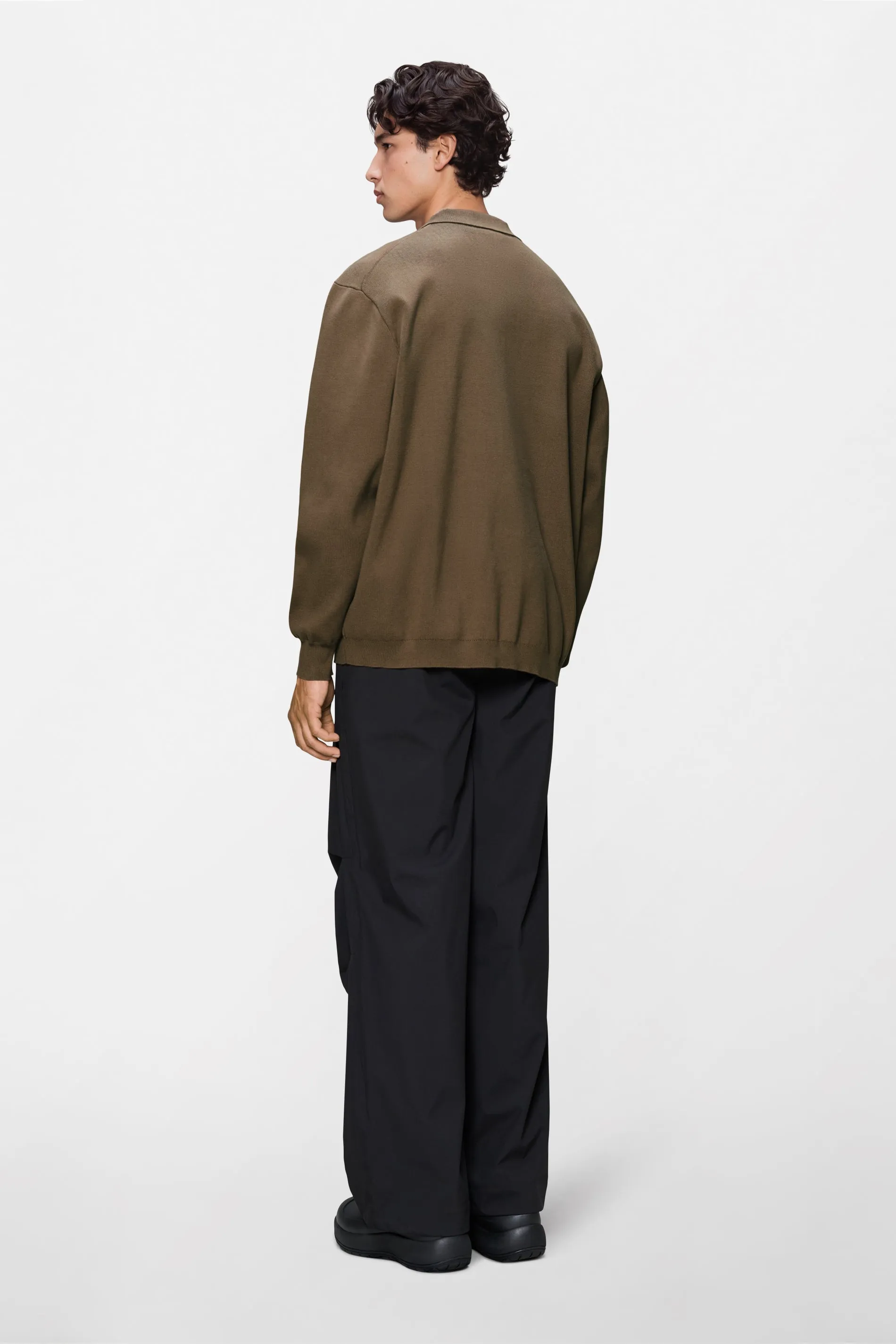 Long Sleeve Polo sold by Rains product image thumbnail 3