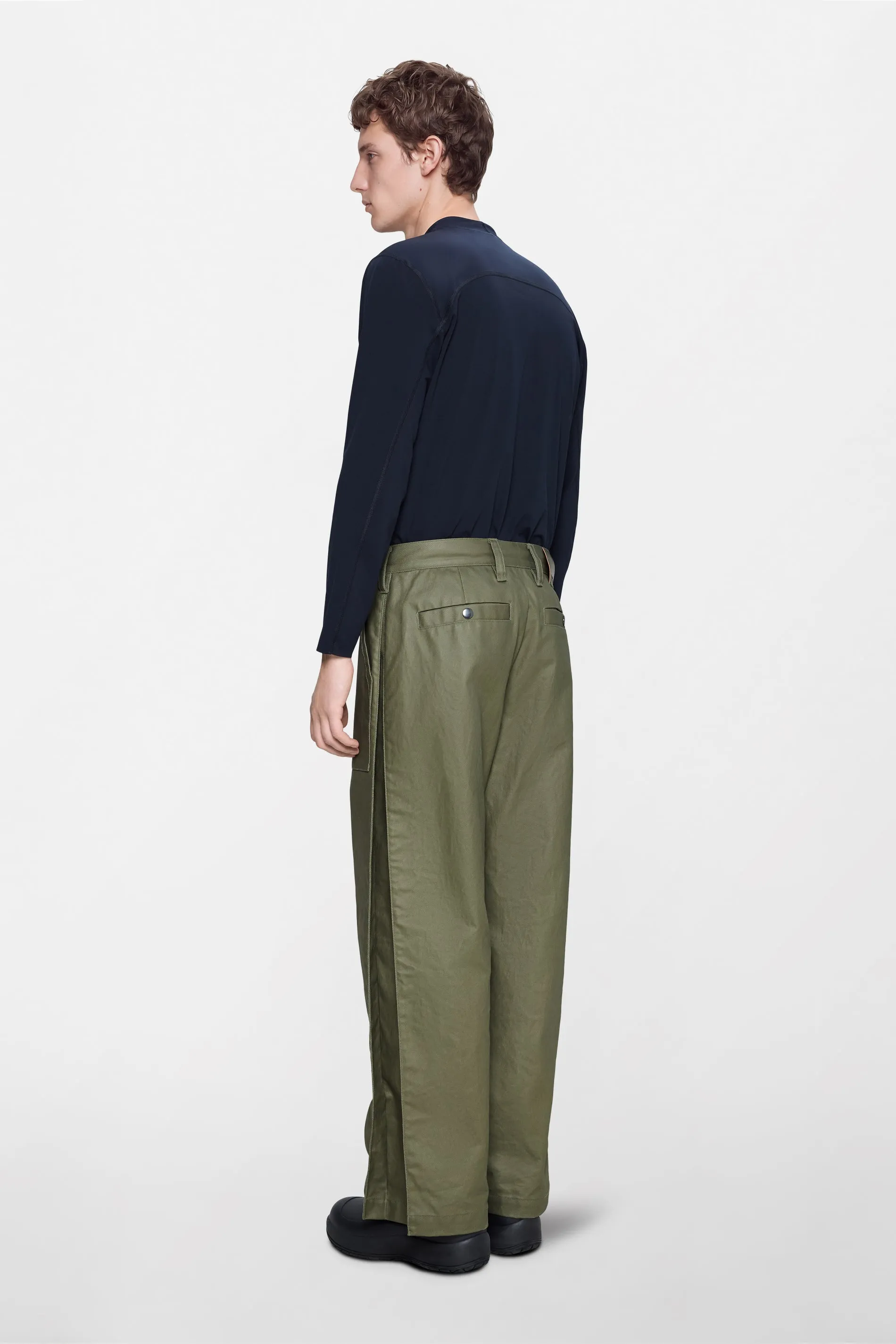 Heavy Woven Pants Straight sold by Rains product image thumbnail 3