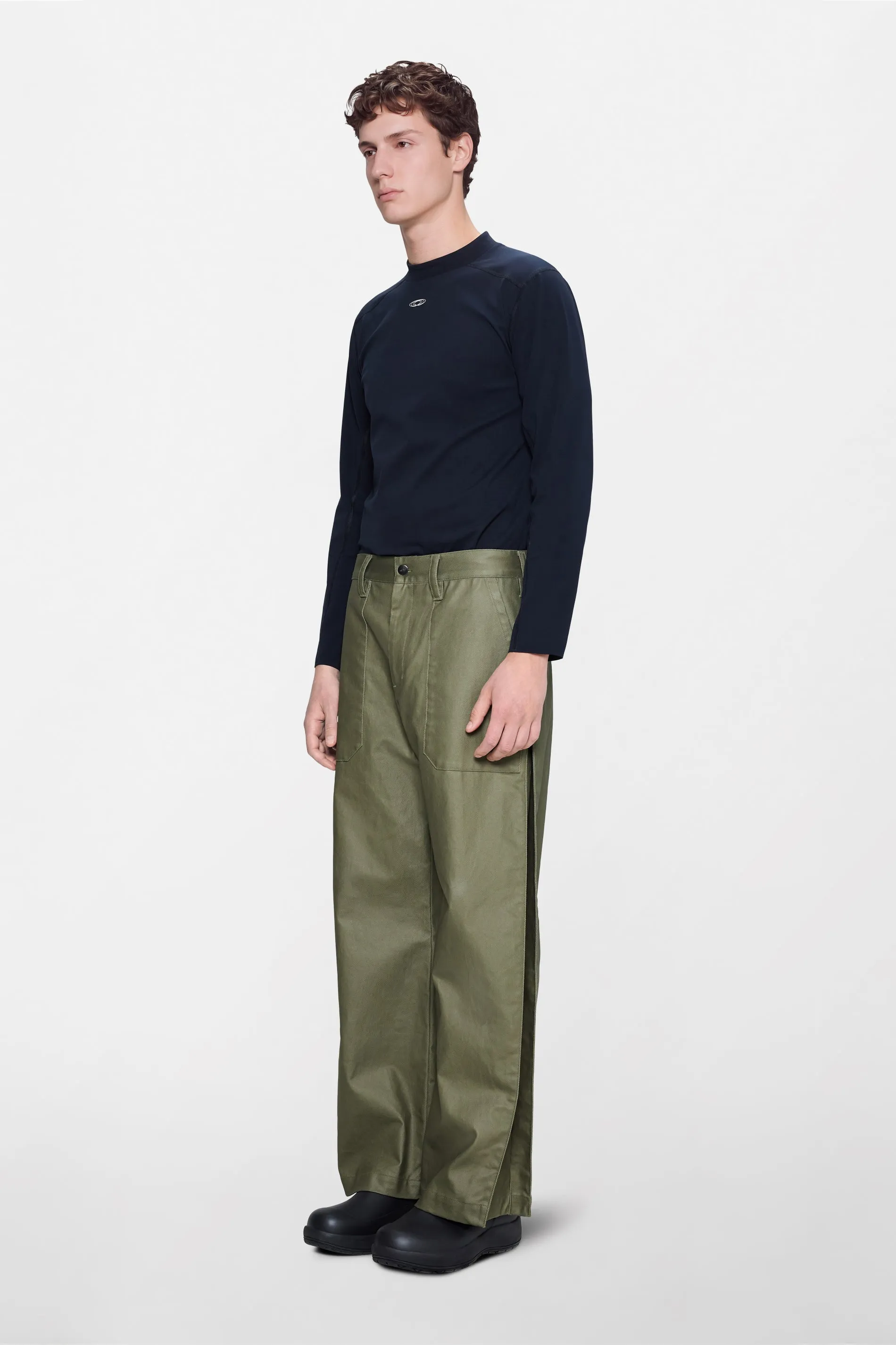 Heavy Woven Pants Straight sold by Rains product image thumbnail 4