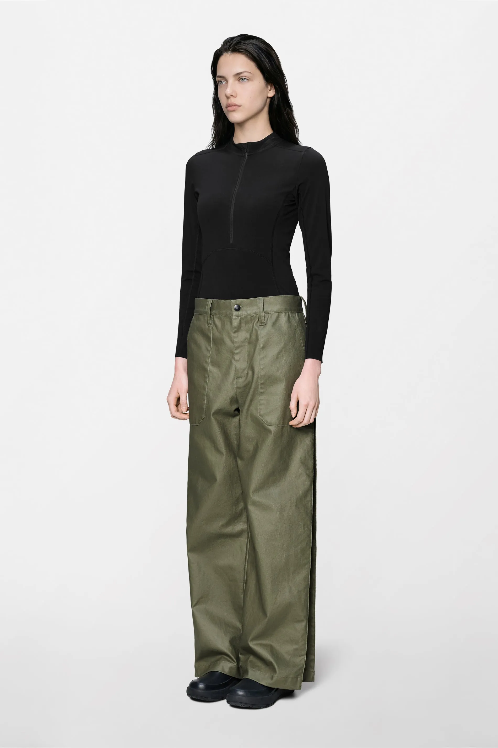 Heavy Woven Pants Straight sold by Rains product image thumbnail 4