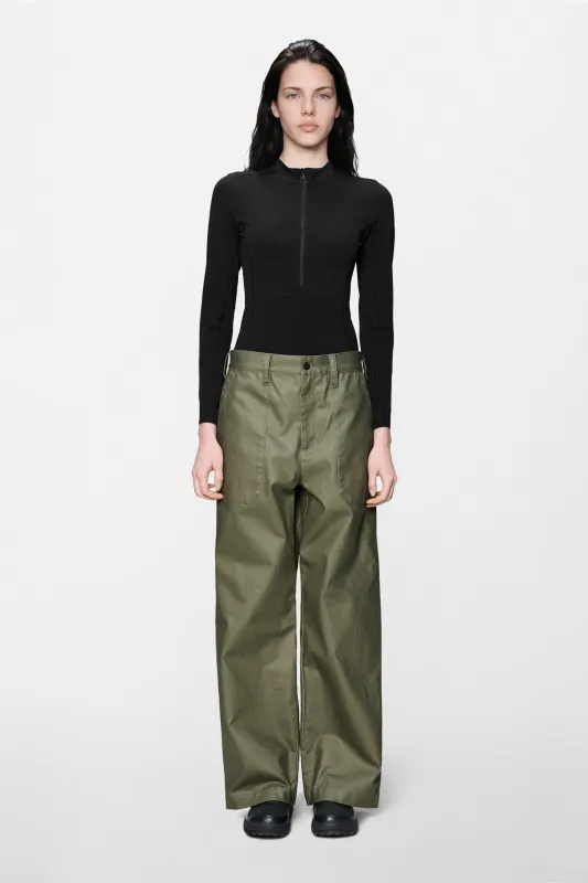 Heavy Woven Pants Straight made by Rains