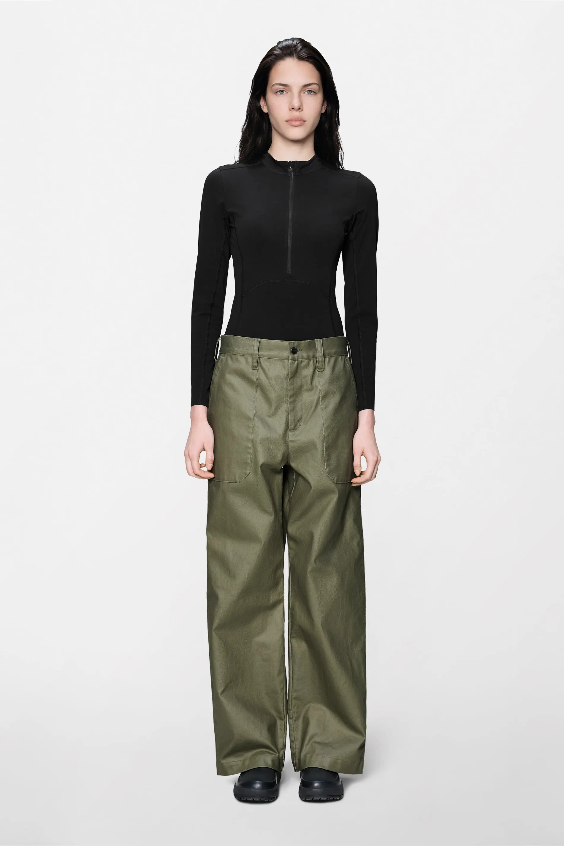 Heavy Woven Pants Straight sold by Rains