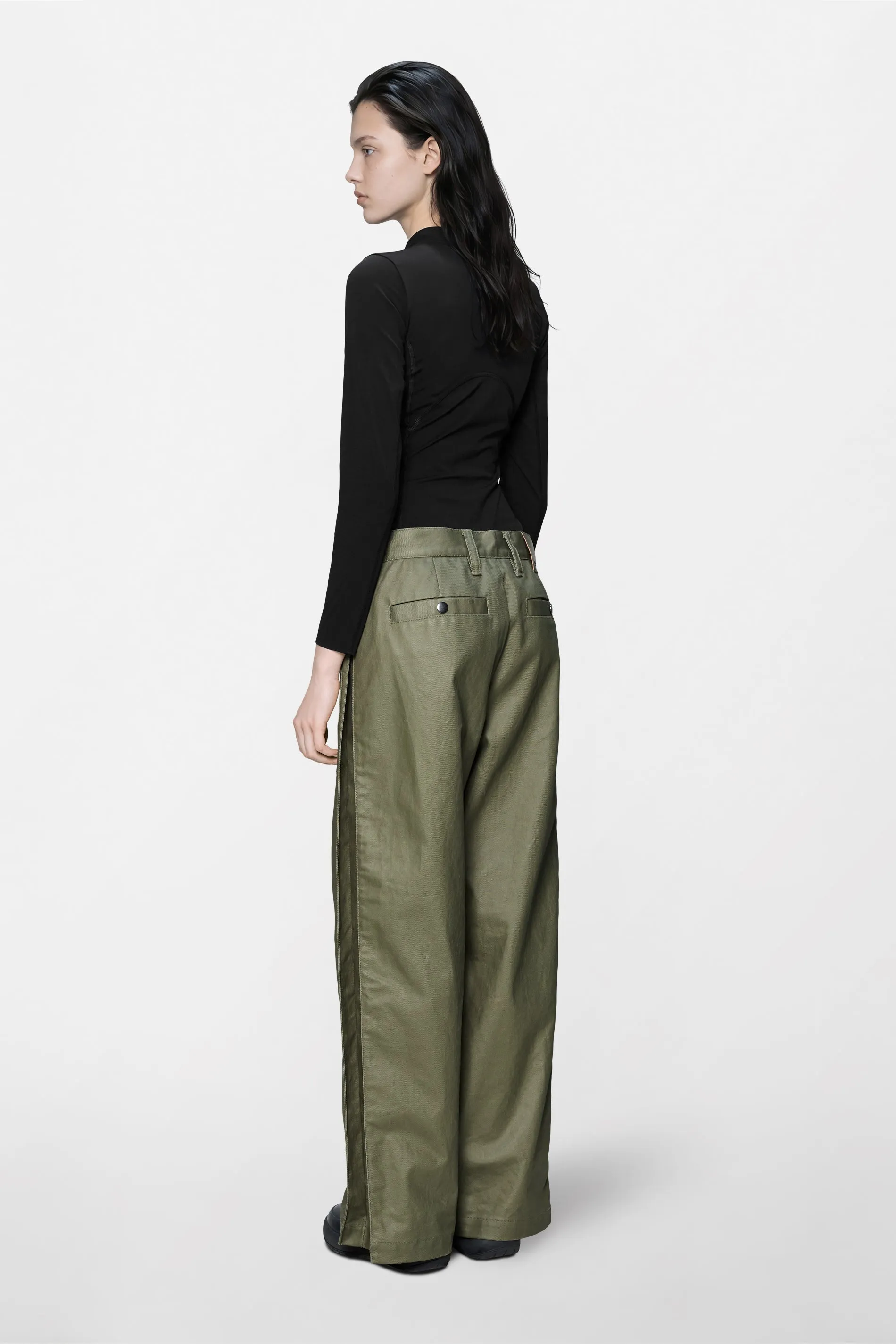 Heavy Woven Pants Straight sold by Rains product image thumbnail 3