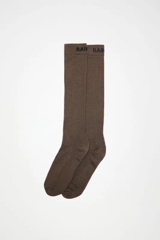 Logo Knee High Socks made by Rains