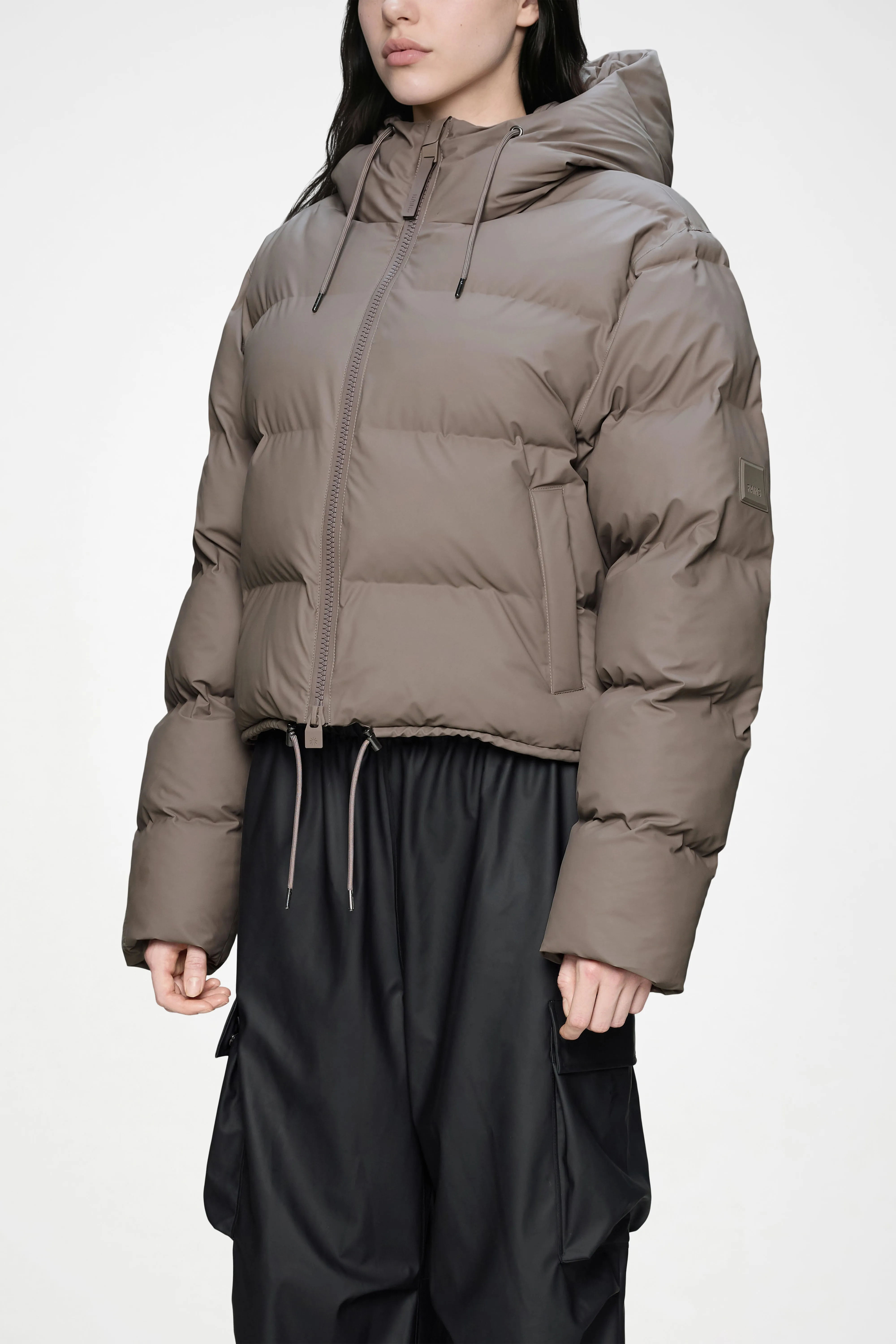 Alta Short Puffer Jacket sold by Rains product image thumbnail 4