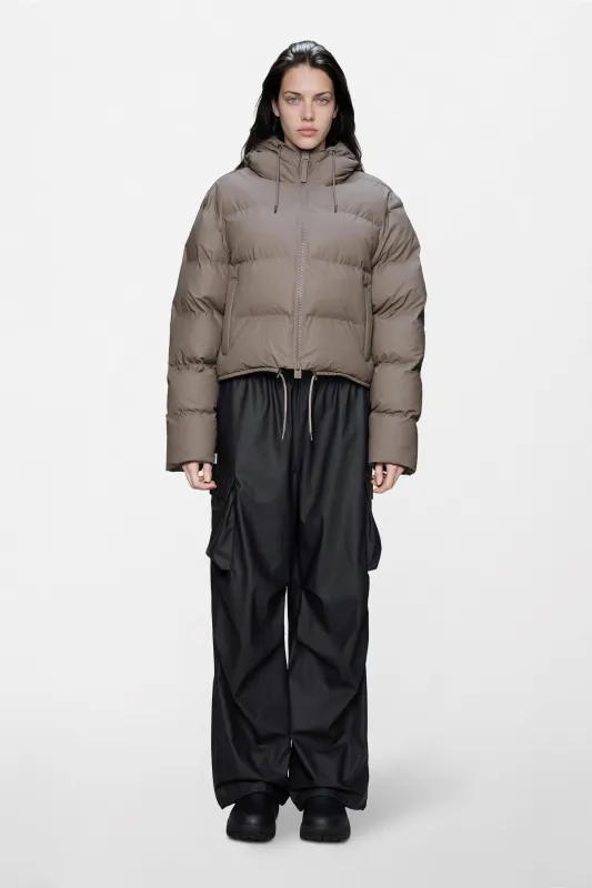 Alta Short Puffer Jacket made by Rains
