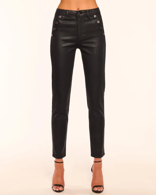 Helena Coated High-Rise Skinny Jean sold by Ramy Brook