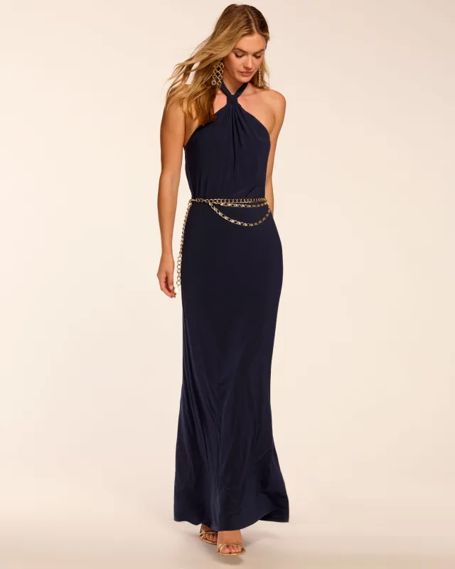 Leora Jersey Halter Maxi Dress sold by Ramy Brook
