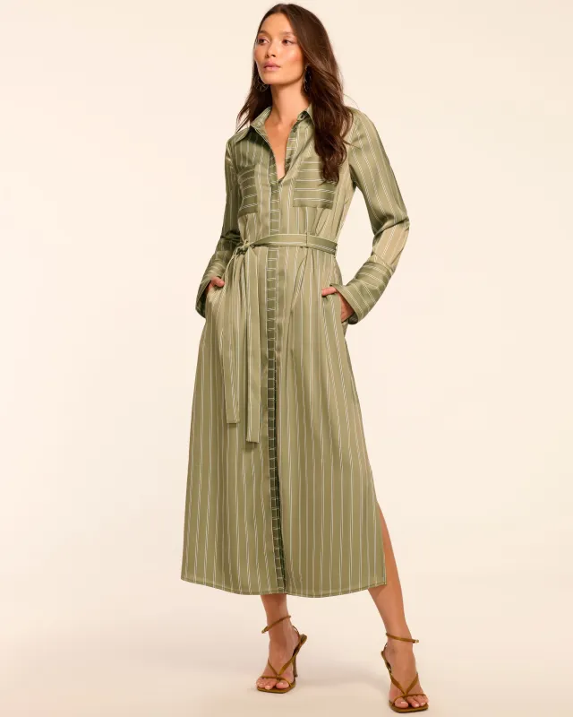 Miriam Button Down Shirt Midi Dress sold by Ramy Brook