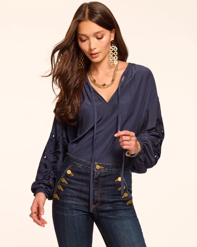 Zenaida Embellished Off-The-Shoulder Blouse sold by Ramy Brook