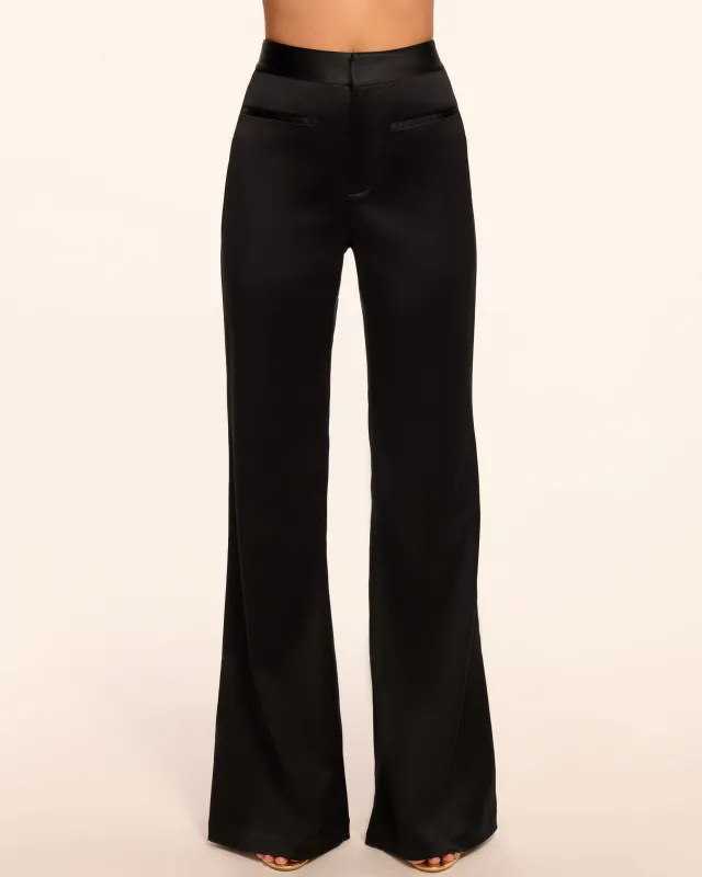 Vespera Satin Low Rise Pant sold by Ramy Brook