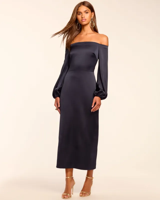 Shiyan Off-The-Shoulder Midi Dress made by Ramy Brook