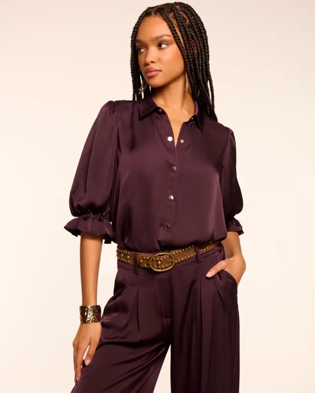 Dina Button Down Bodysuit sold by Ramy Brook