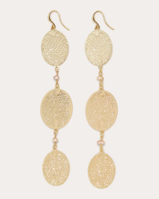 Rio Leaf Earrings sold by Ramy Brook