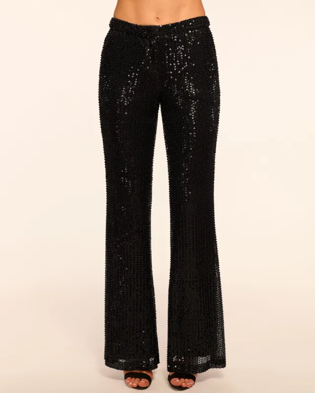 Olivian Beaded Sequin Flare Pant sold by Ramy Brook
