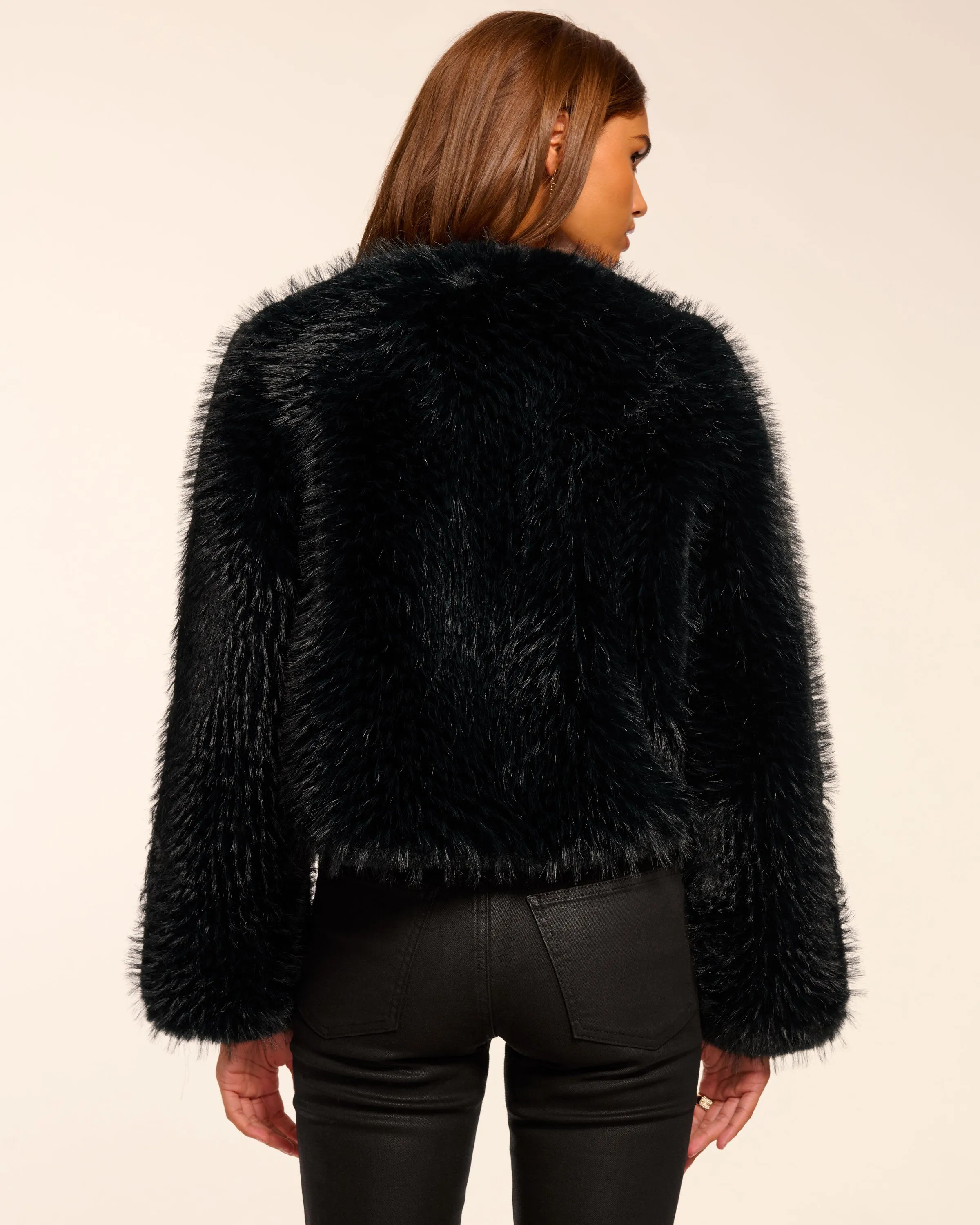 Nikki Faux Fur Jacket sold by Ramy Brook product image thumbnail 4