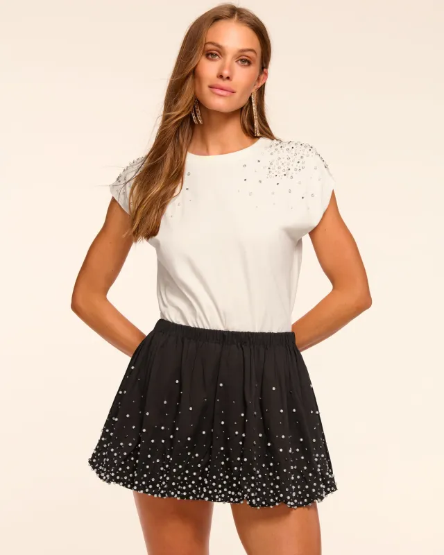 Amelia Embellished T-Shirt sold by Ramy Brook