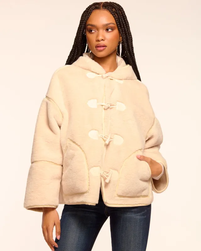Lucy Faux Fur Coat sold by Ramy Brook